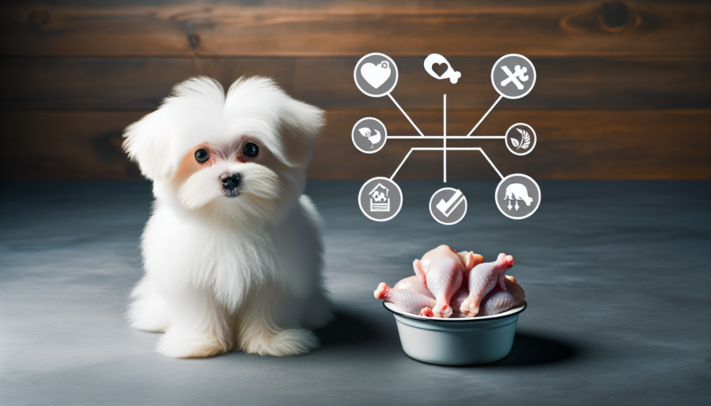 Can Maltese dogs eat raw chicken?