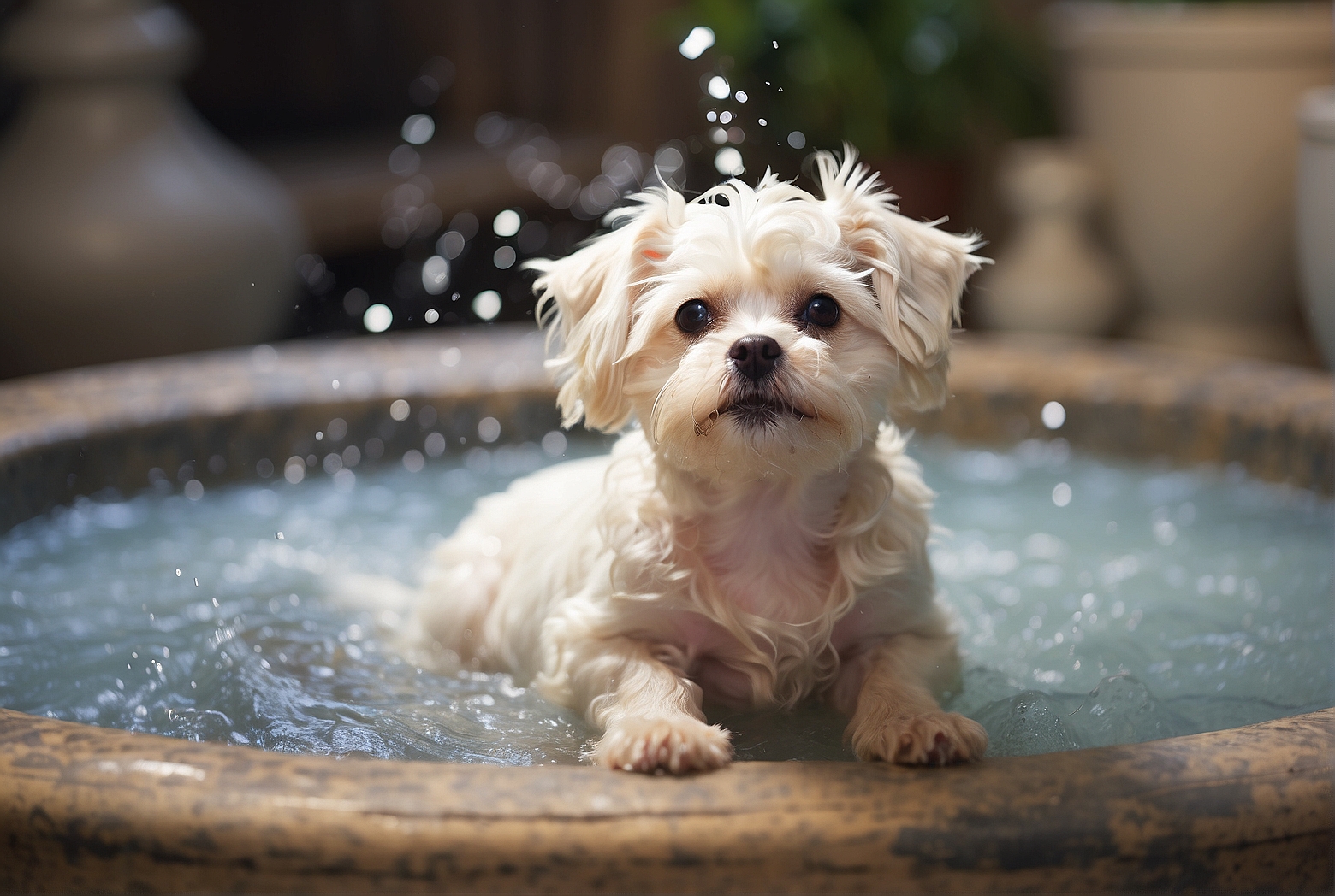 How often should you bathe a Maltese dog?