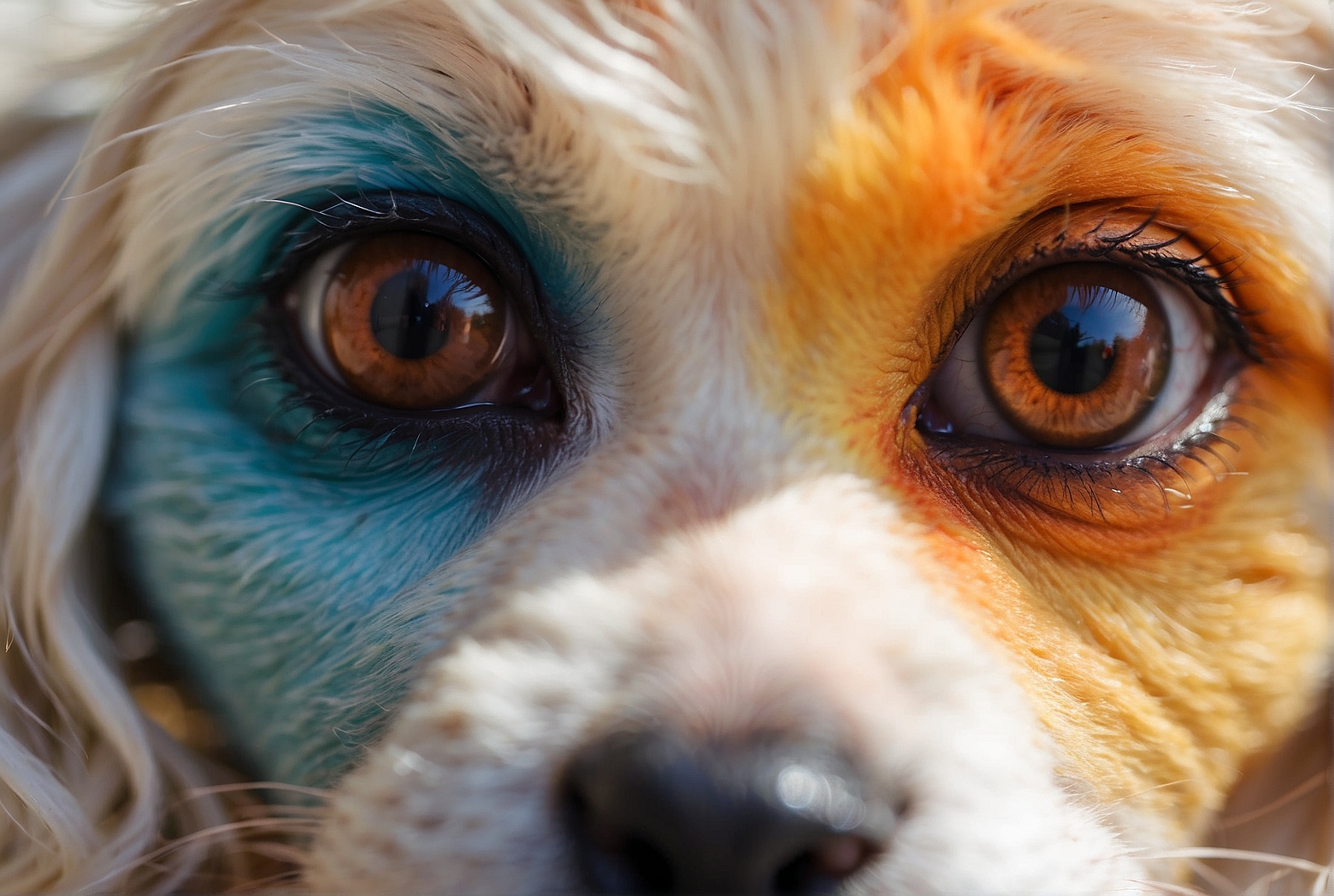 The Beautiful Colors of Maltese Eyes